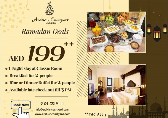 Ramadan offer arabian courtyard hotel & spa bur dubai Ramadan offer arabian courtyard hotel & spa bur dubai